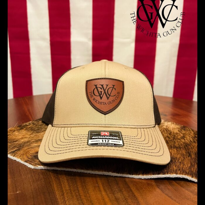 112 Khaki/Coffee Shield Patch TWGC Logo Hat