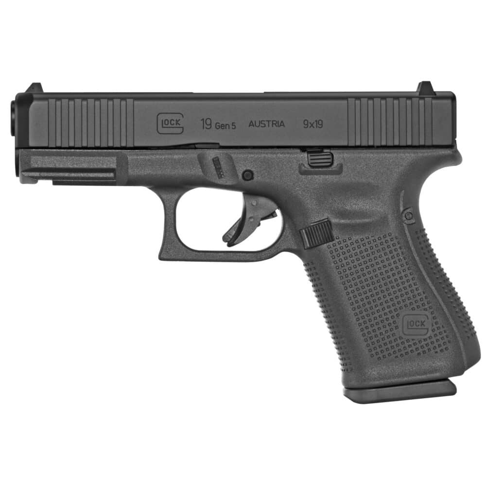 Glock 19Gen5 w Ameriglo Ultra Carry Sights 9mm • The Wichita Gun Club