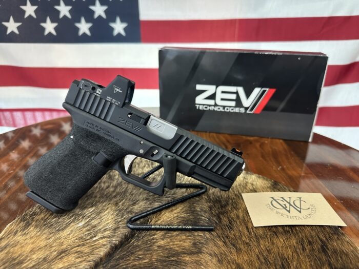 CONSIGNMENT ZEV FULL CUSTOM GLOCK 19 GEN 3, RMR AND OEM PARTS.