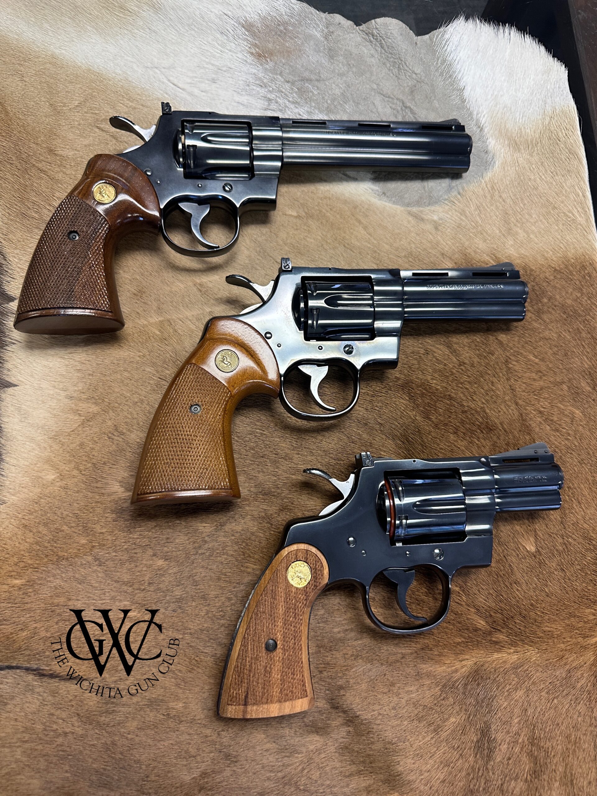 3-Colt Pythons circa 1964 1974 & 1977 • The Wichita Gun Club