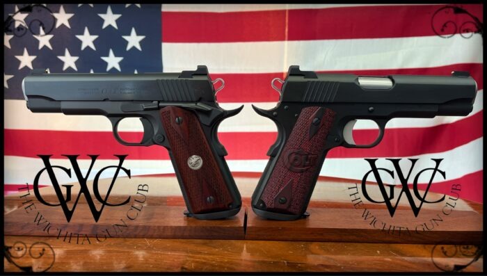 2-Nighthawk Custom Colt Combat Commanders, 1-45acp & 1-9mm, Save $890.00