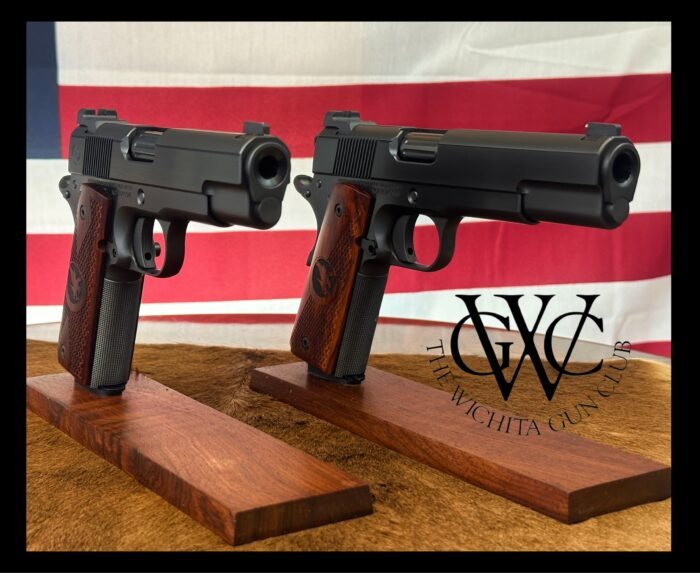 Consecutive Numbered Pair of Nighthawk Custom Classics, A 9mm Commander & A 45acp Government