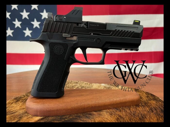 Pre-Owned Unfired The Gun Co. Custom P320 X-Carry 9MM Pistol w/Athlon Midas Red Dot