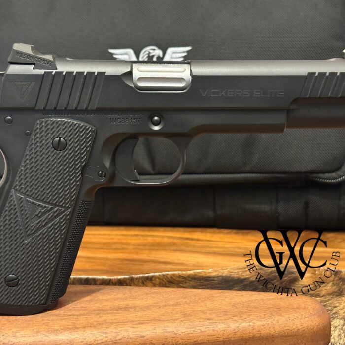 Pre-Owned Unfired Wilson Vicker's Elite .45acp w/Square notch rear sight