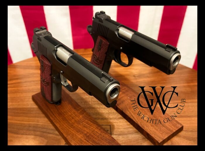 "BRACE YO' SELF" WITH A PAIR OF COLTHAWK 45ACPS