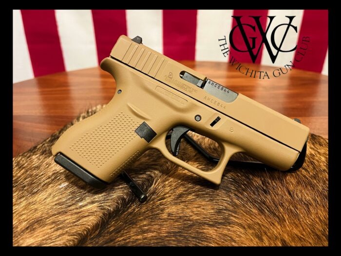 Glock G42 380 Auto 3.26'' 6-Rd Apollo Custom Dark Earth Pistol Cerakote