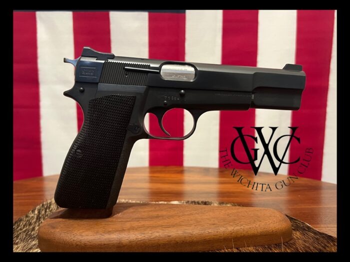 Pre-Owned Heirloom Precision Browning Hi-Power 9mm SRT Conversion with HP Build Sheet