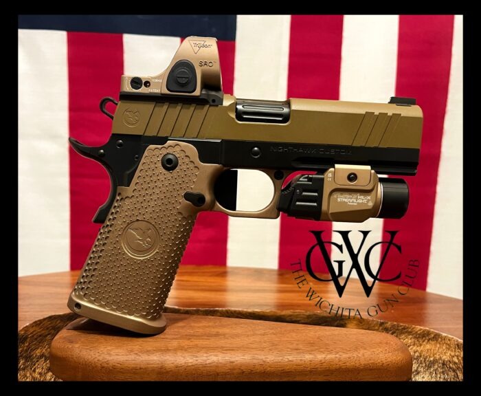 Pre-Owned Unfired Nighthawk Custom TRS Commander, Trijicon SRO & TLR-7