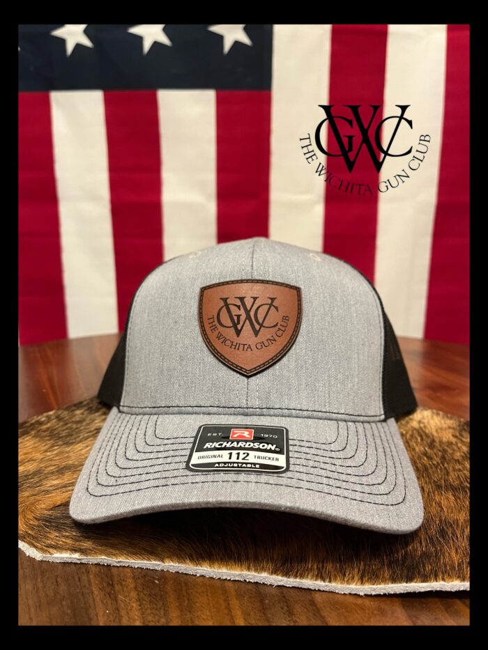TWGC Richardson 112 Hat, Heather/Black Shield Patch