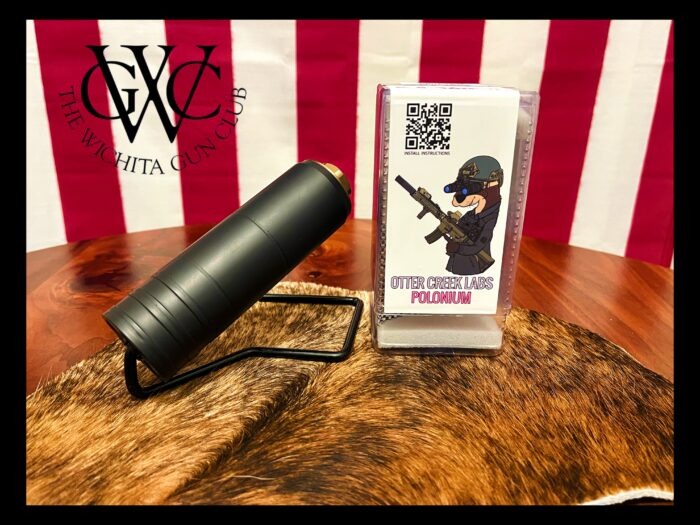 Otter Creek Labs Polonium 556-K Suppressor Cerakote Black