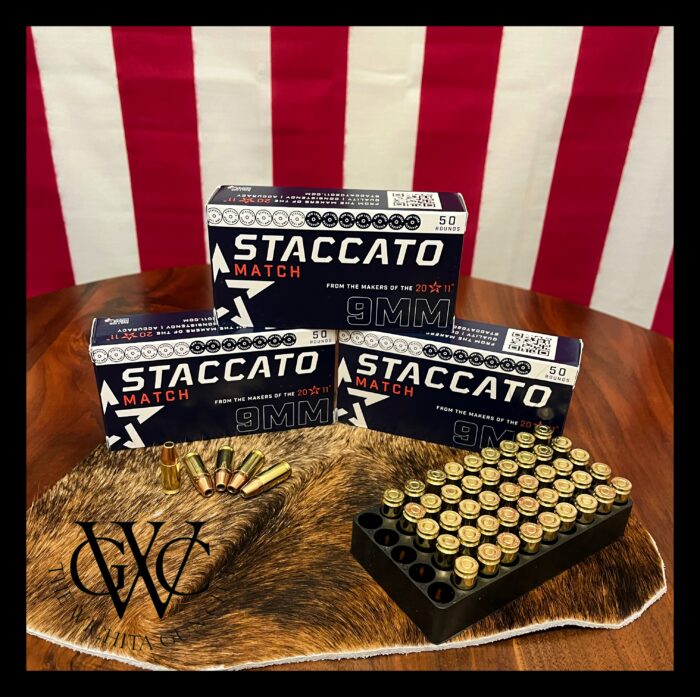 Staccato 136gr OTM 9mm Match Ammo 50/Box