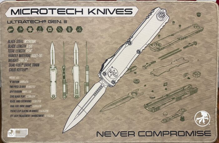 Microtech Ultratech ZBP Tan Cleaning Mat