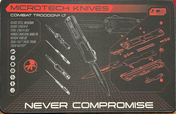 Free Microtech Cleaning Mat with any Purchase of an In-Stock Microtech Knife