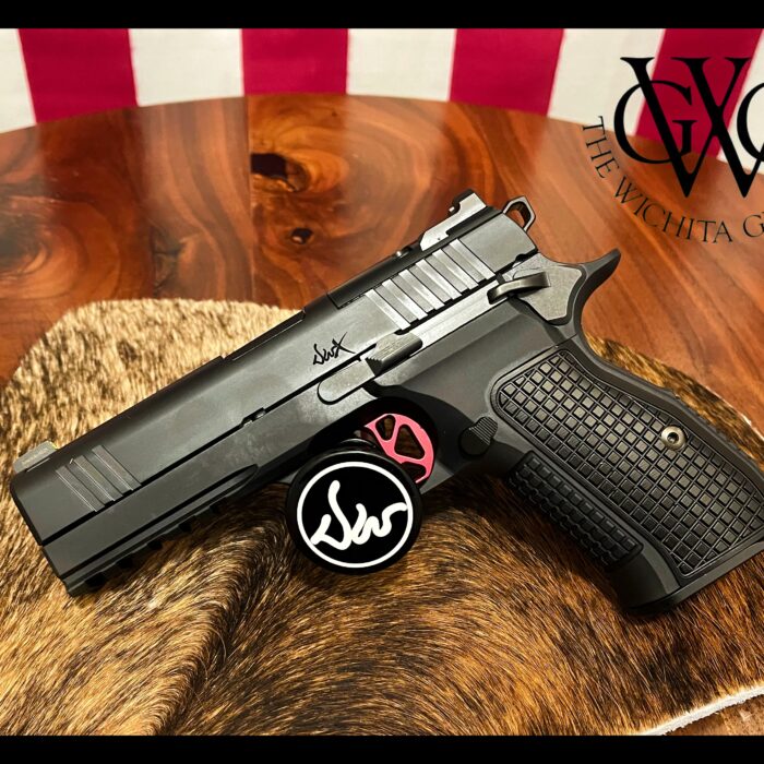 PRE-OWNED DAN WESSON DWX COMPACT OPTICS READY BLACK FINISH RAIL 4" BBL 9MM
