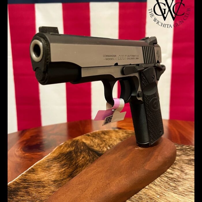 Colt Firearms Combat Elite 1911 Commander Stainless/Black 9mm 4.25"