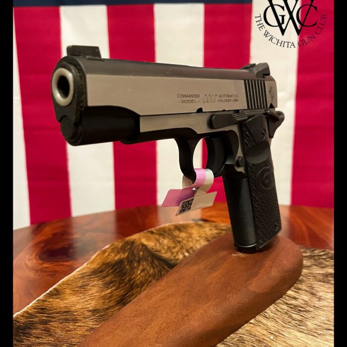 Colt Firearms Combat Elite 1911 Commander Stainless/Black 9mm 4.25"