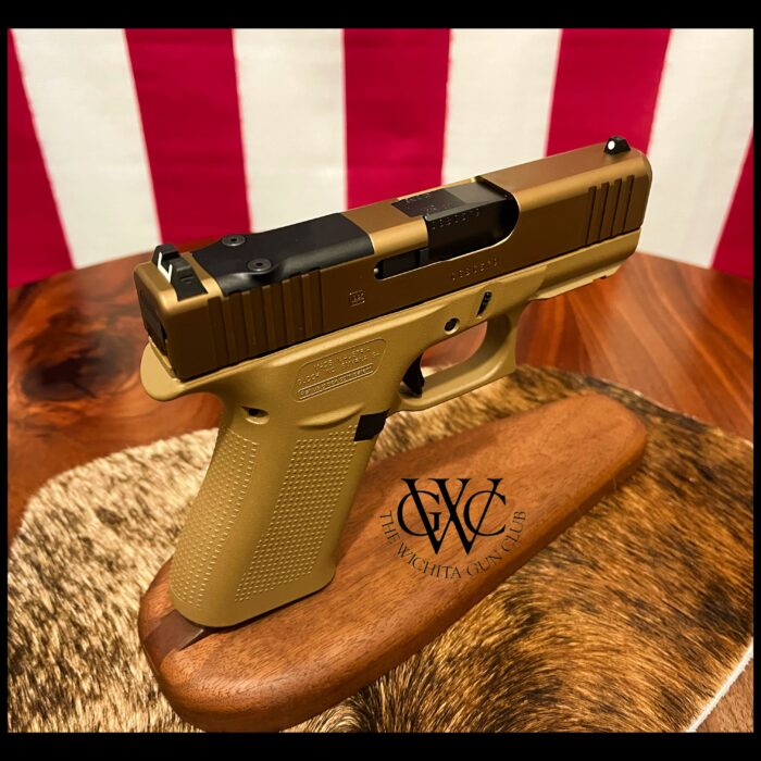 Glock 43X MOS 3.41" 9mm 10rd Pistol-Coyote Brown