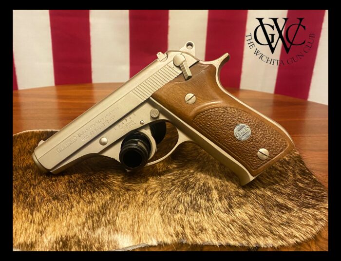 Bersa 85 .380 ACP Stainless Very Nice Condition Wood Grips 2 Magazines