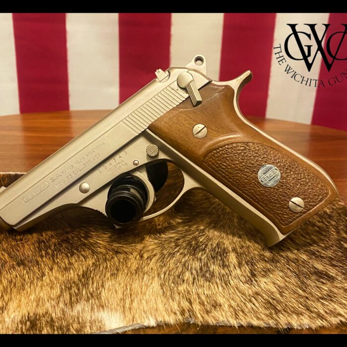 Bersa 85 .380 ACP Stainless Very Nice Condition Wood Grips 2 Magazines
