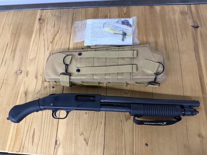 Pre-Owned Great Condition Mossberg Shockwave w/Side Saddle & Scabbard