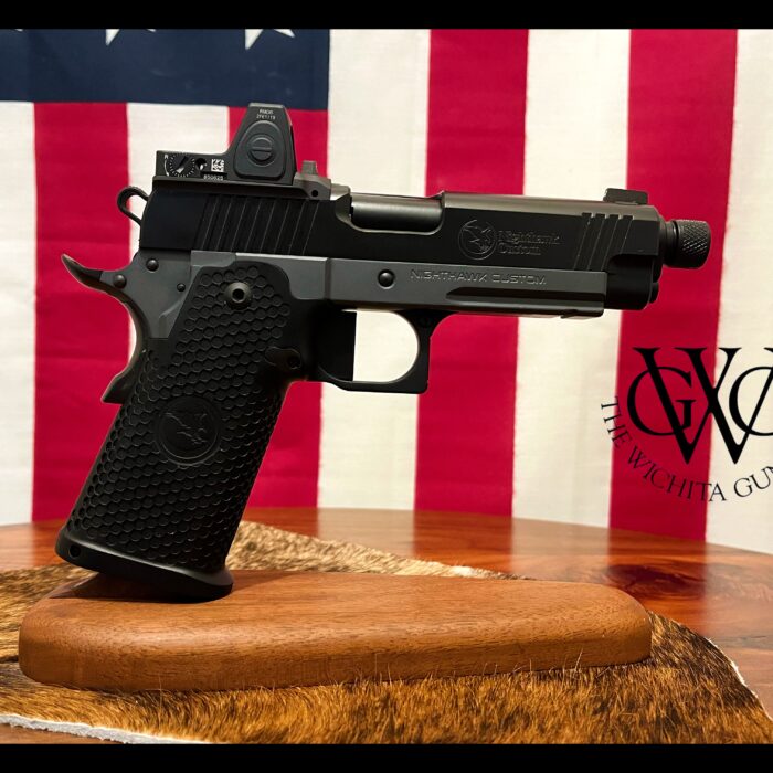 Pre-Owned Unfired Nighthawk Custom Shadow Hawk Threaded Barrel 9mm w/3.25 MOA RMR