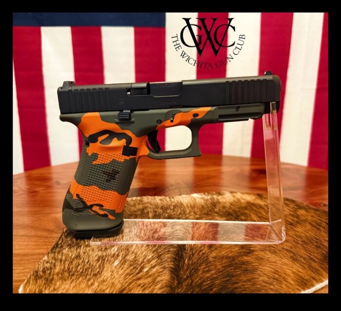 GLOCK 47 MOS Custom Blaze Camo Cerakote Finish by Skydas