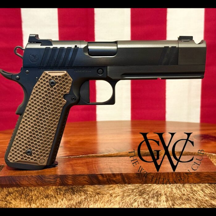 Nighthawk Single Sack Sandhawk Comp 9mm DLC Black & IOS