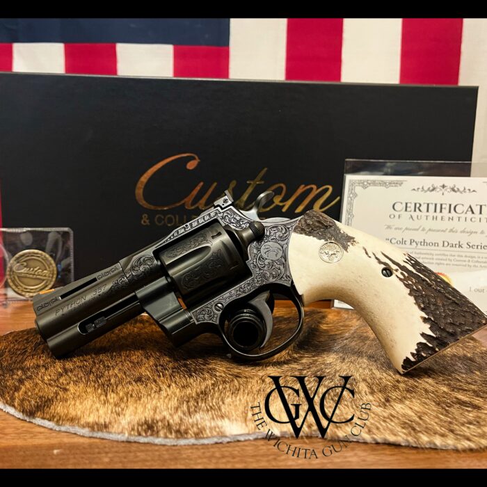 Colt Python 357 Magnum 3" 1 of 200 With Stag Grips