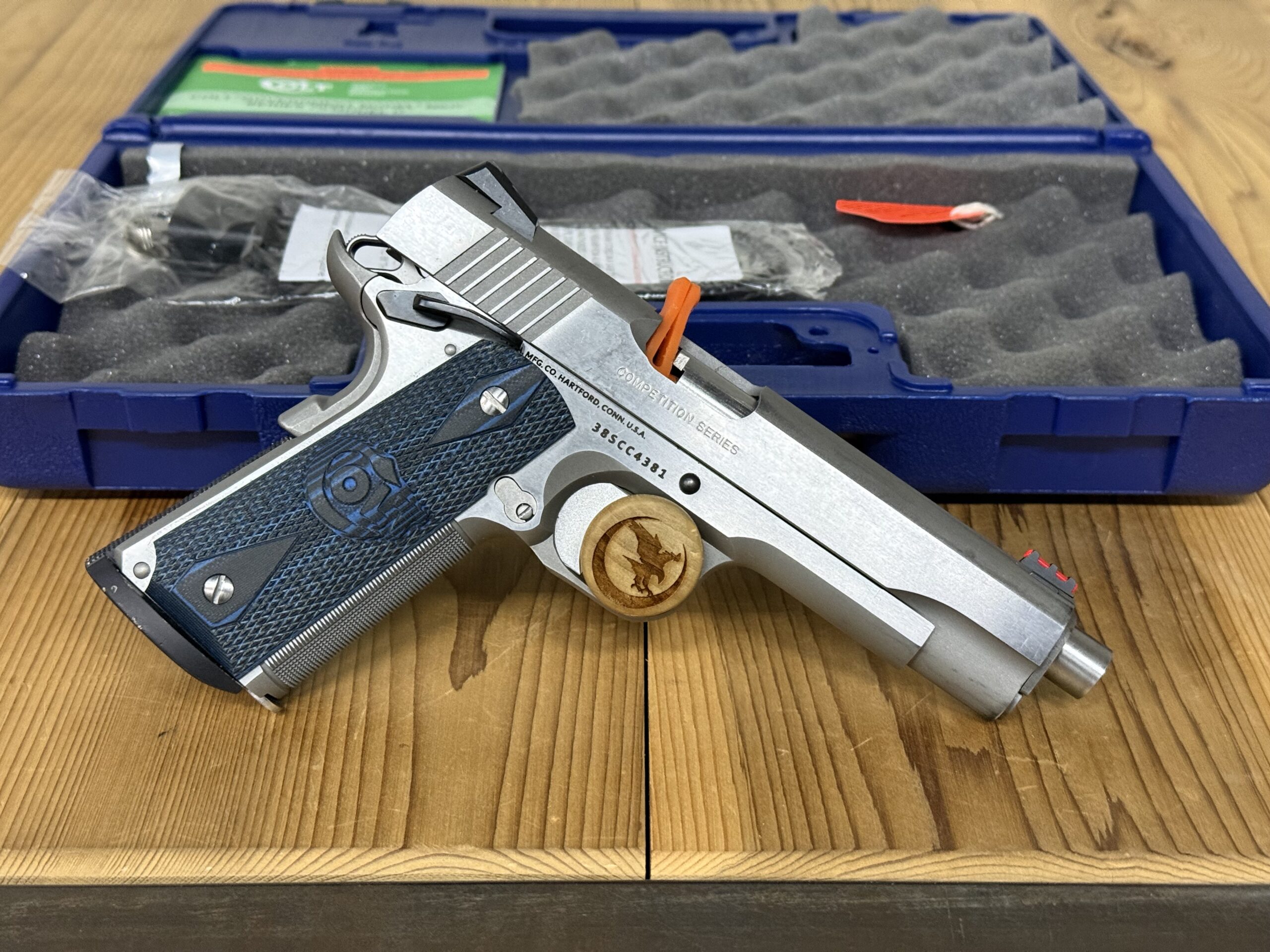 Pre-Owned Colt Government Model Competition in 38 Super With Enhanced Trigger & Other Components