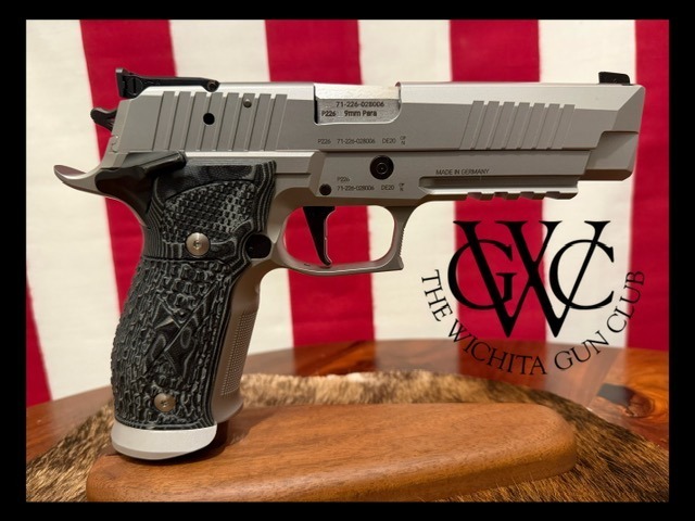 German Mastershop Supermatch Sig Sauer P226-XFive 9mm Luger 5in Stainless Pistol - 20+1 Rounds