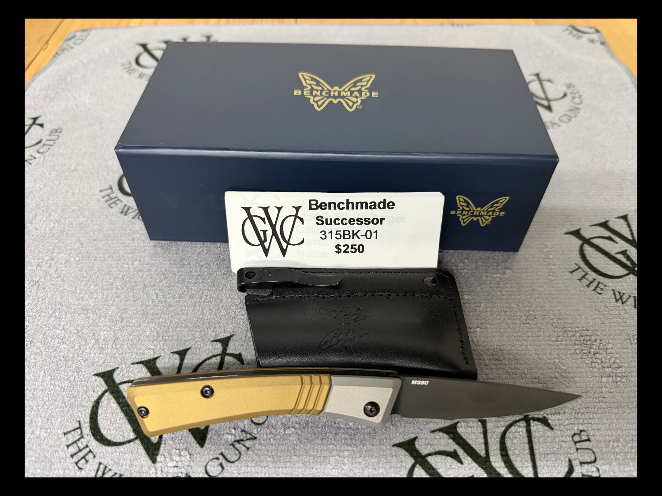 Benchmade Successor (Burnt Brass Aluminum)