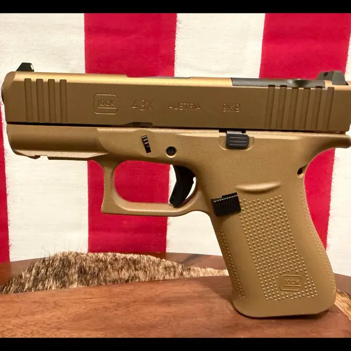 Glock Coyote 43X MOS 9mm 15rd Mag Pistol