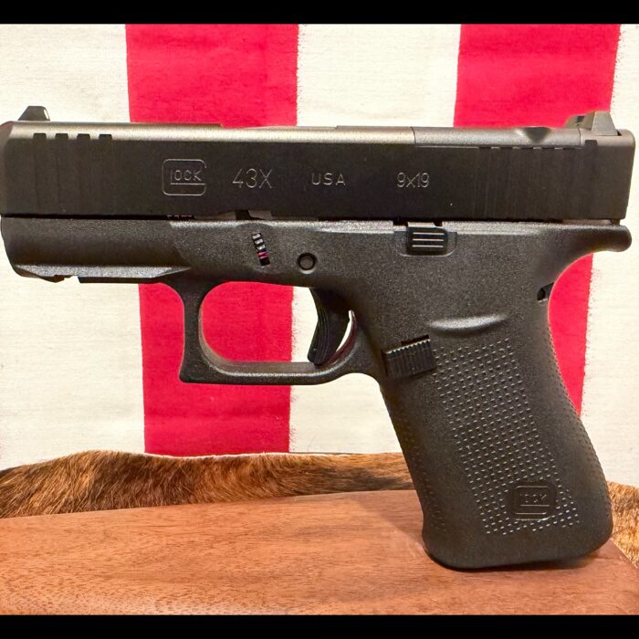 Glock 43X MOS FS Black 9mm Pistol