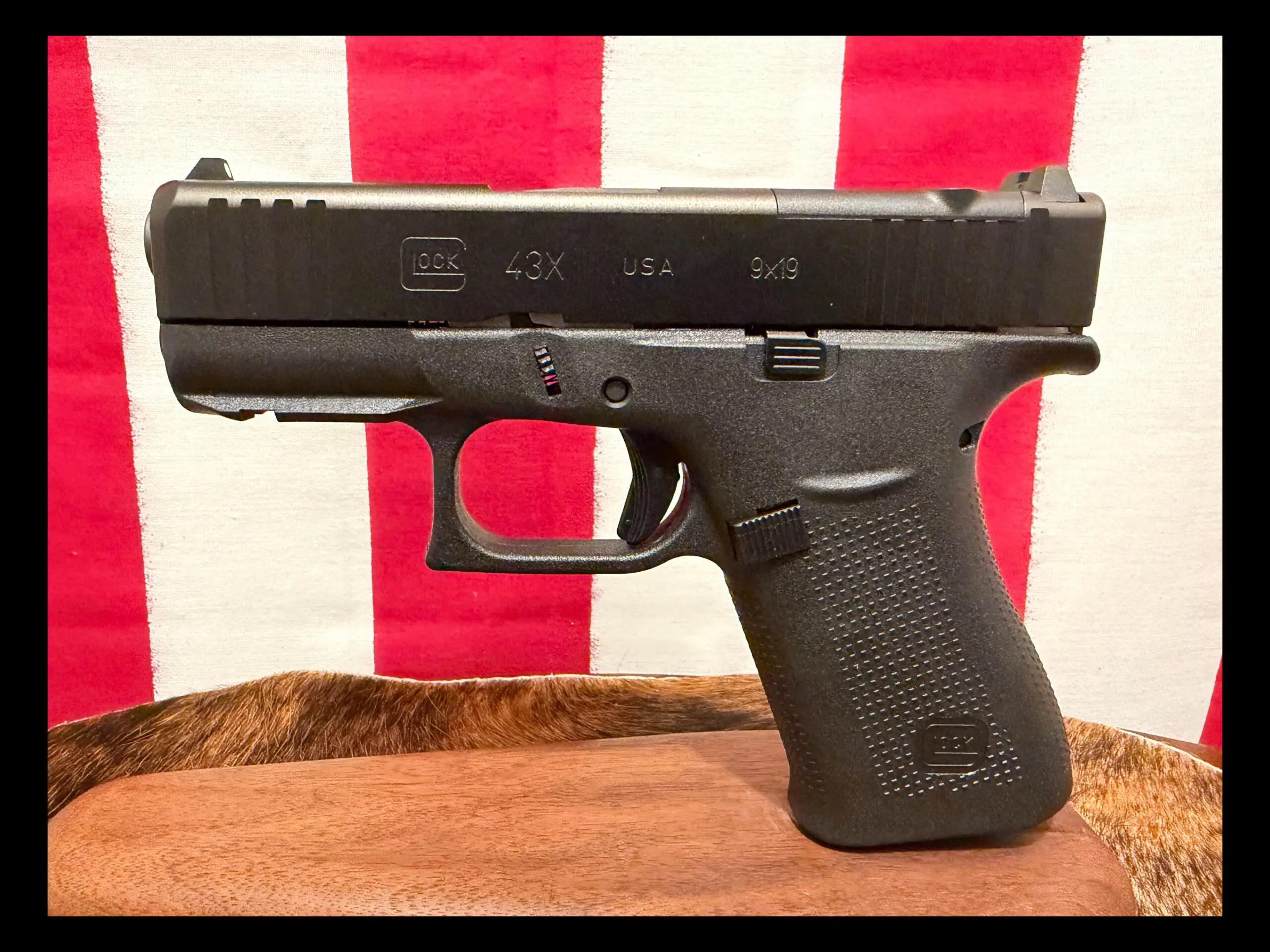 Glock 43X MOS FS Black 9mm Pistol