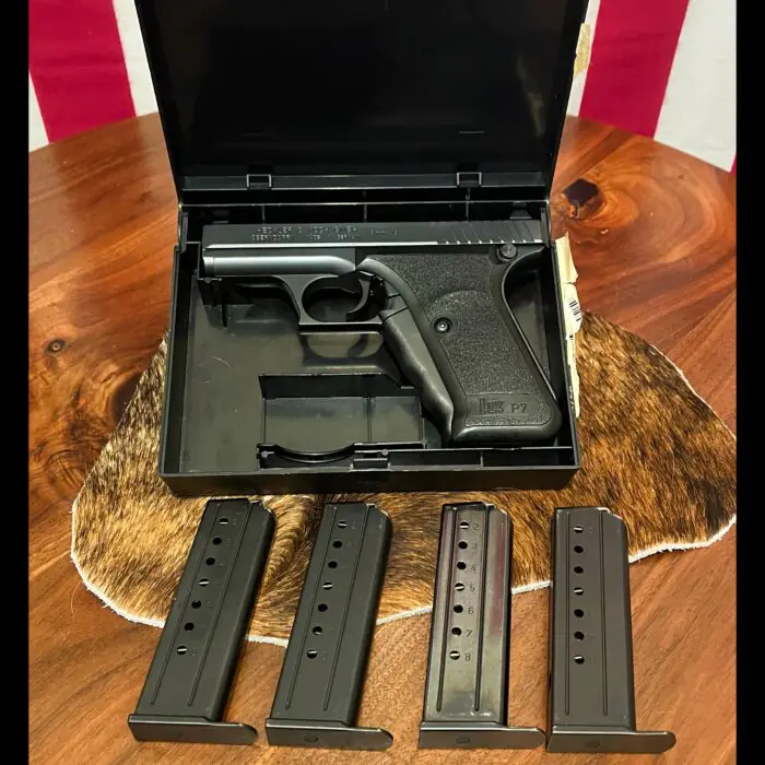 HK P7 PSP 9x19 1982 4-Mags, Box & Tool