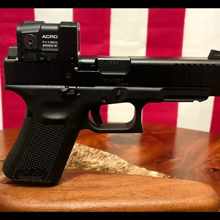 Glock 47 Cut to take 19 mags w/Aimpoint Acro P-2 3.5MOA Red Dot