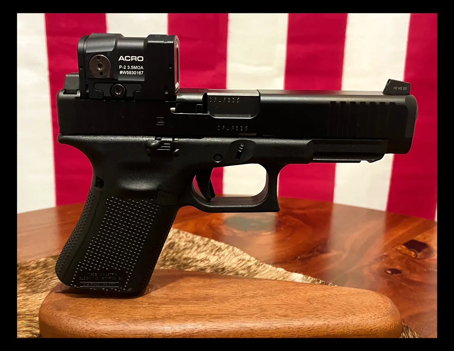 Glock 47 Cut to take 19 mags w/Aimpoint Acro P-2 3.5MOA Red Dot