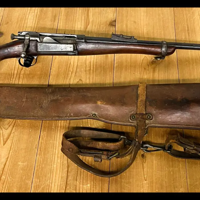 U.S. Springfield Armory M1899 .30-40 Krag Sporterized Rifle & Scabbard